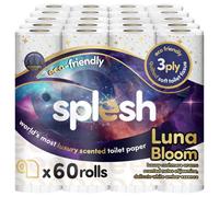 Splesh Quilted Luxury 3 Ply Luna Bloom Scented Toilet Tissue Paper, 60 Rolls
