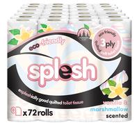 Splesh Quilted Toilet Roll Vanilla&Marshmallow Toilet Paper, 72 Rolls