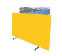 Splicable Contest Surround Baffle Block for Stadiums Schools,Lightweight Court,for Quicker and Easier Pick Up(Yellow,140x75cm/6pieces)