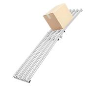 Splicable Conveyor Rail Plastic Roller Unpowered Conveyor Table with Skate Wheels Lightweight Flow Rack for Factories & Warehouses 60x250cm/23.6x98.4in,50 * 200cm/19.6 * 78.7in