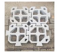 Splicable Puzzle Cement Antique Brick Mold Square Garden Path Mould Carving Concrete Plastic Paving Molds 43x43x10cm