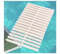 Spliceable Pool Drain Grate - 2pcs Shower Drain Grating for Above Ground Pools, Walkways & Balconies - 18x100CM Road Gutter Grating for Overflow Protection