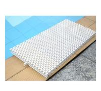 Spliceable Pool Drain Grating Cover, 18x100CM, 10pcs Sewer Grate for Above Ground Pools, Walkways, Balconies, Showers - Durable & Easy to Install