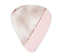 Spliced Mixed Rose Gold Marble,12 Pcs Guitar Pick,3 Different Thickness Plectrums for Acoustic Guitar Bass Ukulele (0.46mm 0.96mm 0.71mm)
