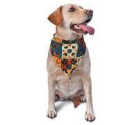 Splicing ancient patterns Stylish Pet Scarf for Dogs