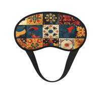 Splicing Ancient Patterns Ultimate Eye Mask for Sleeping, Soft and Comfortable Eye Mask, Relaxing Zero Pressure Night Blindfold.