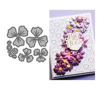 Splicing Flowers Die Cuts for Card Making, Plant Metal Cutting Dies for Paper Scrapbooking, DIY Stencils for Album Party Wedding Festivals Decoration