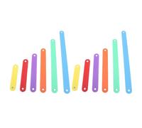Splicing Strip Geometry Tool, 12Pcs Magnetic Math Triangle Demonstration Set, Colorful Plastic Rods - Creative Learning Aid, Early Education, Motor Skills Development