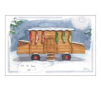 Splimple "Has He Been Yet?" Greetings Card