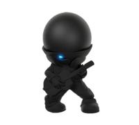 Splin Table Stand Holder Compatible with Amazon Alexa Smart Speaker Echo Dot (4th and 5th gen.) and Apple HomePod Mini, Vegas Boy (Black)