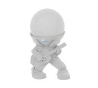 Splin Table Stand Holder Compatible with Amazon Alexa Smart Speaker Echo Dot (4th and 5th gen.) and Apple HomePod Mini, Vegas Boy (White)