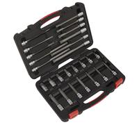 Spline Socket Bit Set 26pc 3/8"Sq Drive - Platinum Series - Sealey AK89002 New