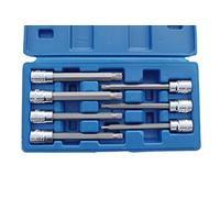 Spline Socket Spanner Set 3/8 Inch Long 110 mm Multi-Tooth 7-Piece Nut XZN