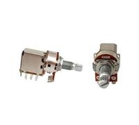Spline Spline Shaft for Bass Rule Volumes Tone 2 Pack Long Shaft Control Heads A500K/B500K Taper Potentiometer Push Potentiometer Press