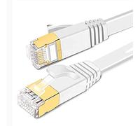 Splinktech Ethernet Cable 5m Network RJ45 LAN SSTP with Ethernet Cable Giga Patch Cable up to 10 Gbps 600MHz 10/100/1000 Gigabit Mbps Super High-Speed Double Shielded Patch Panel PC Laptop Desktop
