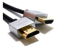 Splinktech Safekom Ultra Slim HDMI v1.4 Laptop to TV Cable Metal Ends/Gold Plated Lead - Male To Male 19 Pin Full HD Theater (0.5 Meter)