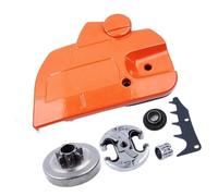 Splinters Guard Chainsaw Clutches Cover Assembly with High Strengths Metal for 16-24 Inch Quick Installation Chainsaw Clutch Cover Chain Brake Assembly