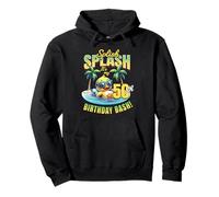 Splish Splash 50th Birthday Bash Duck Beach Pool Party Pullover Hoodie