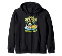 Splish Splash 50th Birthday Bash Duck Beach Pool Party Zip Hoodie