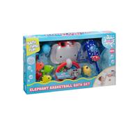 Splish Splash Elephant Basketball Bath Set for infants aged 12 months