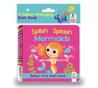 Splish Splash Mermaids Baby's First Bath Book | Colour Changing Baby Bath Toys 0 - 6 Months | Sensory Book | Soft Baby Book | Great for Baby Shower