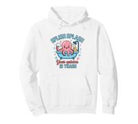 Splish Splash Octopus Your Opinion Is Trash Bathtub Pullover Hoodie