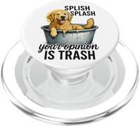 Splish Splash Your Opinion Is Trash PopSockets PopGrip for MagSafe