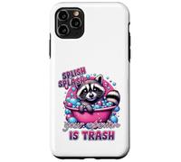 Splish Splash Your Opinion Is Trash Raccoon Bath Case for iPhone 11 Pro Max