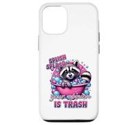 Splish Splash Your Opinion Is Trash Raccoon Bath Case for iPhone 12/12 Pro