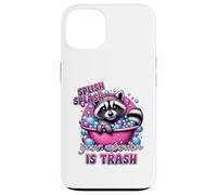Splish Splash Your Opinion Is Trash Raccoon Bath Case for iPhone 13