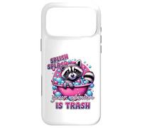 Splish Splash Your Opinion Is Trash Raccoon Bath Case for iPhone 17 Pro Max