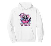 Splish Splash Your Opinion Is Trash Raccoon Bath Pullover Hoodie
