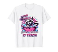 Splish Splash Your Opinion is Trash Raccoon Bath T-Shirt