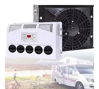 Split Air Conditioner for Semi Trucks, Bus, RV, Caravan, 24V DC, 5-Speed Vent, Parking AC Unit