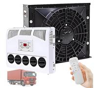 Split Air Conditioner Kit for RVs, Vans, Trucks, Construction Vehicles - Fast Cooling Truck Cab AC Unit for Cranes, Excavators, Harvesters