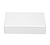 Split Aluminum Alloy Enclosure, Metal Surface Bright Electric Project Enclosure Power Junction Box Electricity Box for Power Supply for Electrical Control