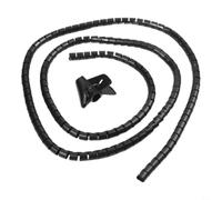 Split Cable Sleeve 2m Black Wire Organizer Pet for proof Split