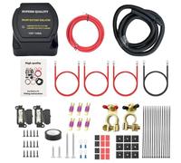 Split Charge Relay Kit, Smart Dual Battery Isolator Kit 12V 140Amp, Voltage Sensitive Relay kit, for Car, Caravan, Off-road, Truck, SUV, RV, ATV, UTV, Boat