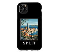 Split Croatia Adriatic Coast Travel Poster Art Case for iPhone 11 Pro Max
