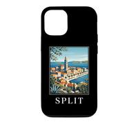 Split Croatia Adriatic Coast Travel Poster Art Case for iPhone 12/12 Pro