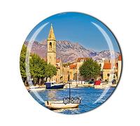Split Croatia Fridge Magnet Crystal Tourist Souvenir Gift Collection Refrigerator Magnetic Sticker