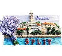 Split Croatia Magnet Fridge Refrigerator Magnet Decoration Sticker Souvenir Resin Crafts Kitchen Whiteboard