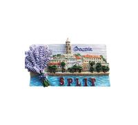 Split Croatia Refrigerator Magnet Travel Souvenir 3D Fridge Decoration Magnetic Sticker Craft Collection