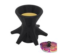 Split Cup - Pouring Tool with Seven Funnels | Acrylic Pouring Cup, Multi-Channel Colour Divider to Create Detailed Flow Patterns in Resin Art Projects, Reusable Craft Mixing Accessories