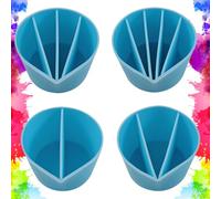 Split Cups for Casting Paint | Acrylic Silicone Resin Mixing Cups,Measuring Tools Supplies For Moulds Arts Crafts Acrylic Paint Accessories