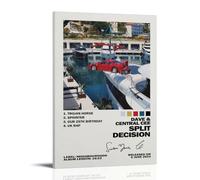 Split Decision-Dave And Central CeeWaterproof Poster Wall Painting Canvas Decorative Painting Suitable for Office Bedroom Decoration Living Room PosterFrame-style12x18inch(30x45cm)