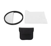 Split Diopter Filter for Camera, 77mm Rotatable Split Diopter Prism Lens, Foreground Blur Effect Filter with Optical Glass, Compatible with SLR and Film TV Production