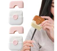 Split End Trimmer for Women - 2 Pack Razor Comb for Cutting & Thinning Hair - Double Sided Hair Cutting Tool & Split End Remover - Unisex Hair Trimmer Comb Cutter for Dead Ends (Pink)