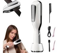 Split End Trimmer,Split End Remover,Mini Hair Repair Tool for Splits Ends,LED Power Display Broken Hair Removal Tool for Hair Clipping (White)
