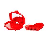 Split Ends Hair Clippers - Heart Shaped Bang Cutter Comb With Mirror | Travel Size Dead End Trimmer Kit Portable Grooming Tool For Quick Care At Home